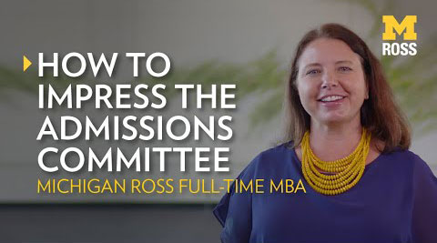 how to impress the admissions committee video cover