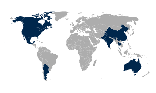 World MAP of EMBA students
