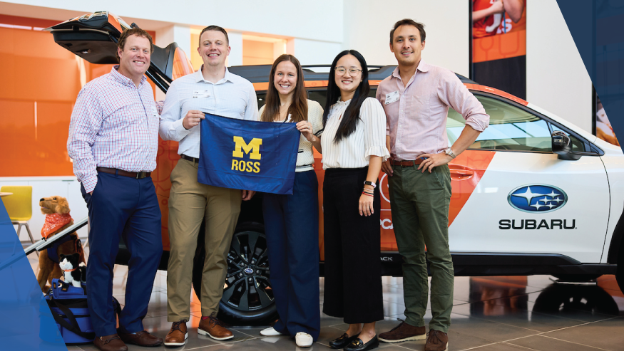 Accelerating Experience: Online MBA Students Advise on Marketing Strategies with Subaru of America