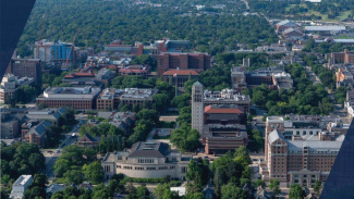 Ann Arbor campus aerial