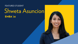 Featured Student Shweta Asuncion EMBA '26