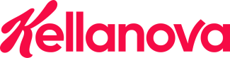 Kellanova logo in bold pink text.