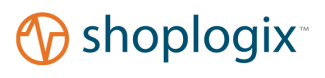 shoplogix logo with an orange circular icon on the left.