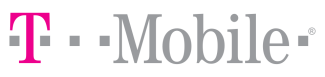 T-Mobile logo with pink "T" and gray "Mobile."
