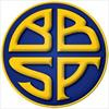 Circular BBSP logo with yellow letters on a blue background.