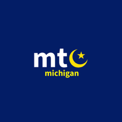 Logo of Michigan's MTC, featuring "mt" in white with a yellow crescent moon and star on a dark blue background.