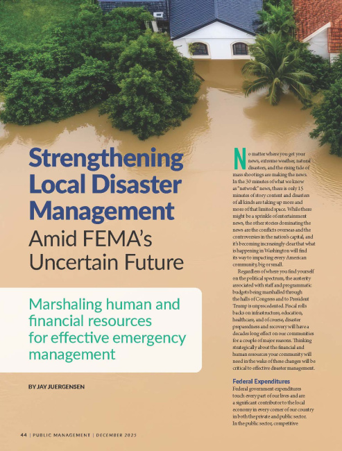 Strengthening Local Disaster Management Article Cover Page