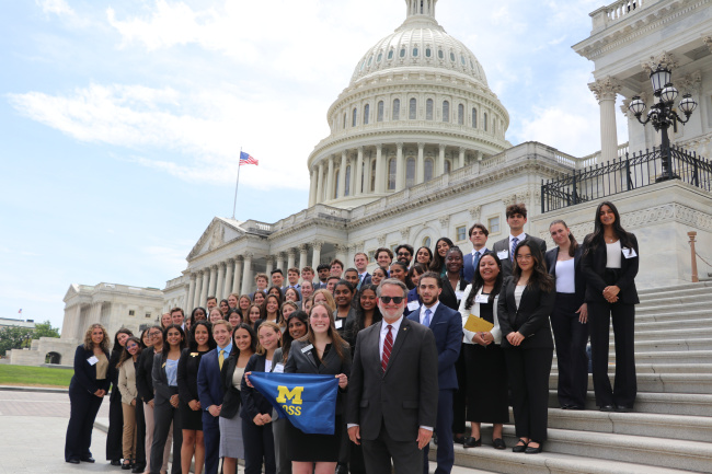 2024 Carson Scholars on their annual trip to Washington DC