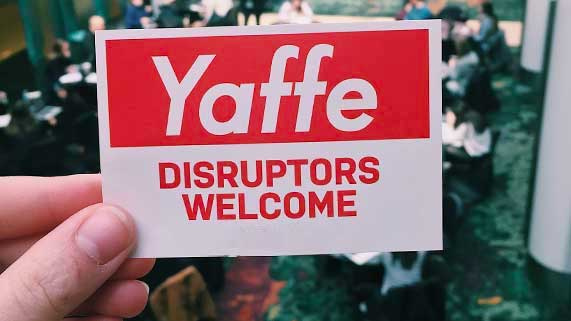 Sticker: Yaffe Disruptors Welcome
