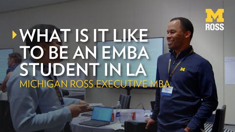 "What is it like to be an EMBA student in LA"