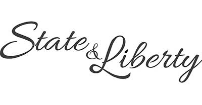 "Stae & Liberty" written in script