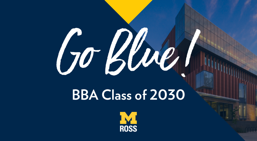 GO Blue bba class of 2030