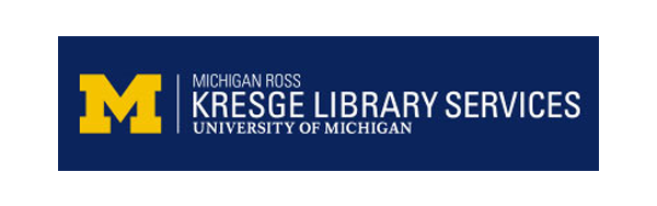 Kresge Library Services University of Michigan logo.