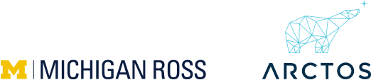 Michigan Ross logo and Arctos Logo