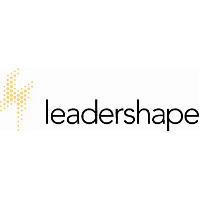 "leadershape" with a lightening bolt next to it