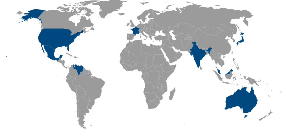 World Map of EMBA students