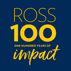 100 years of Michigan Ross Impact logo